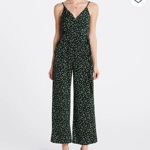 Women's Green Floral Jumpsuit